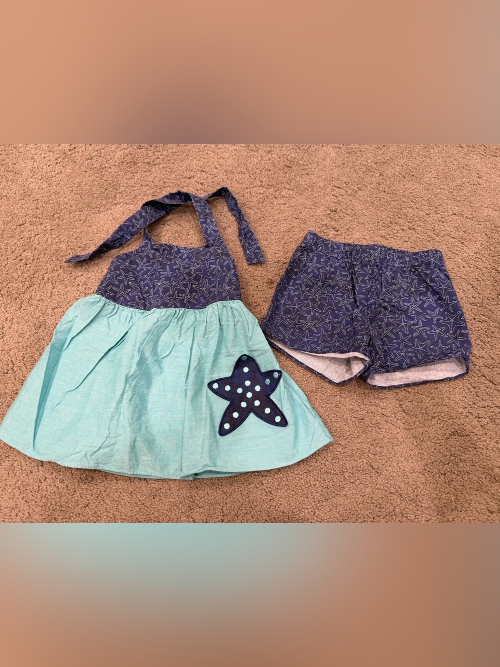Starfish Shorts Set